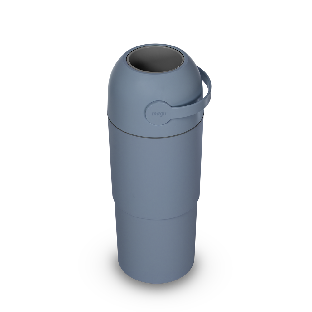 Thoth L - Telescopic Nappy Bin - Pigeon Blue