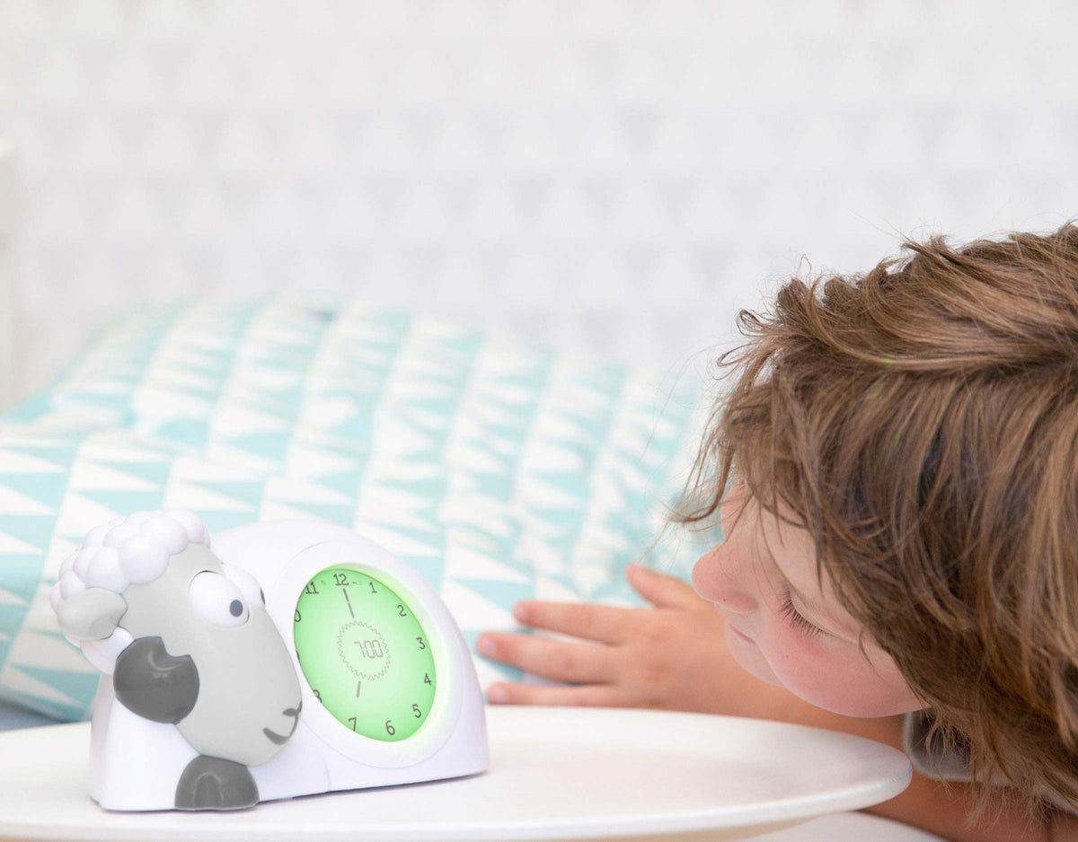 ZAZU Sleep Trainer Clock - Sam The Sheep (Grey) by ZAZU sleep trainer clock