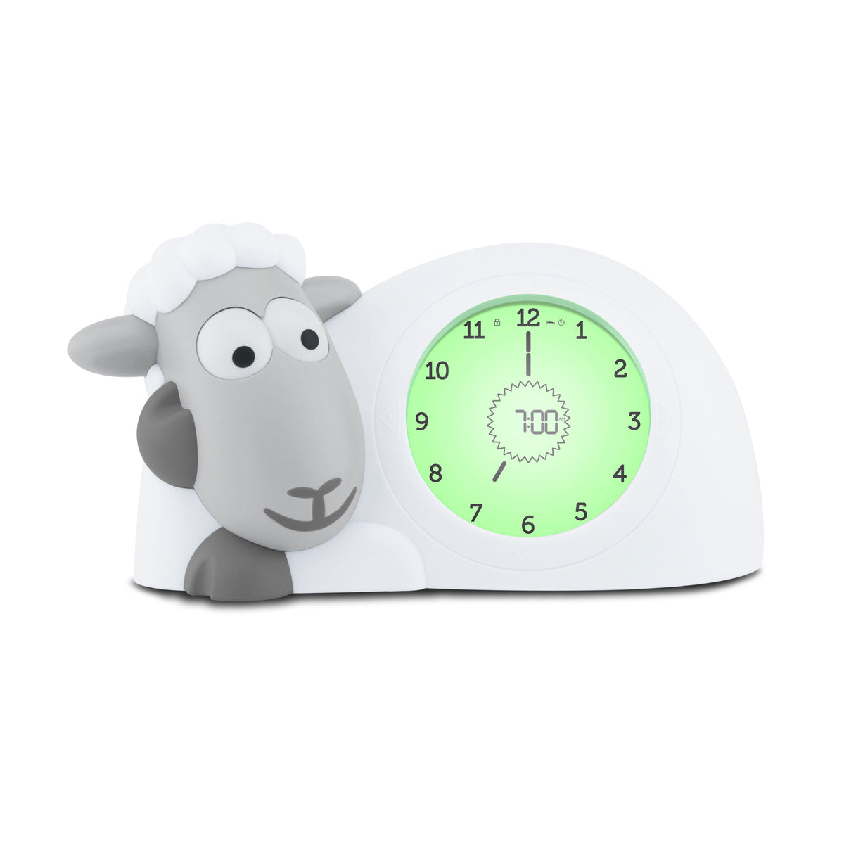 ZAZU Sleep Trainer Clock - Sam The Sheep (Grey) by ZAZU sleep trainer clock