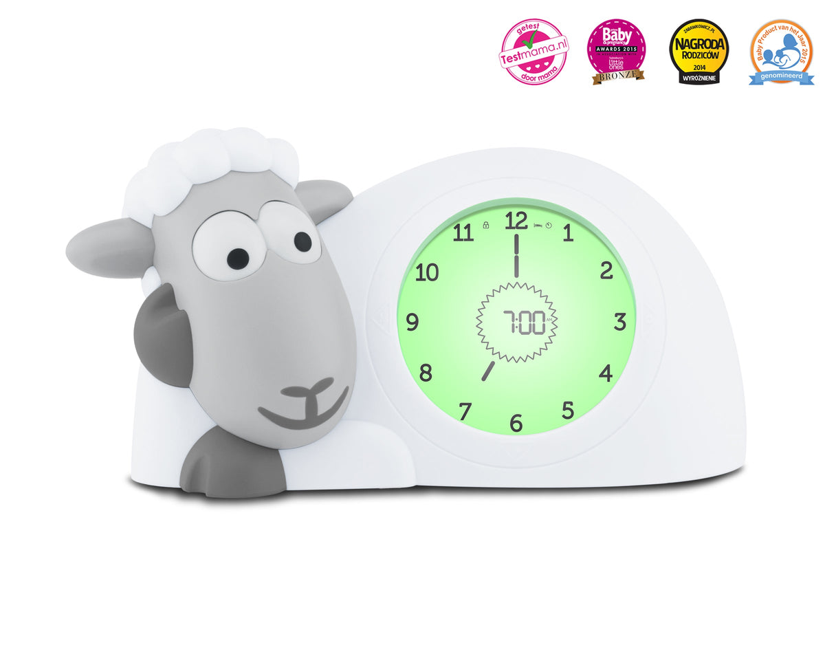 ZAZU Sleep Trainer Clock - Sam The Sheep (Grey) by ZAZU sleep trainer clock