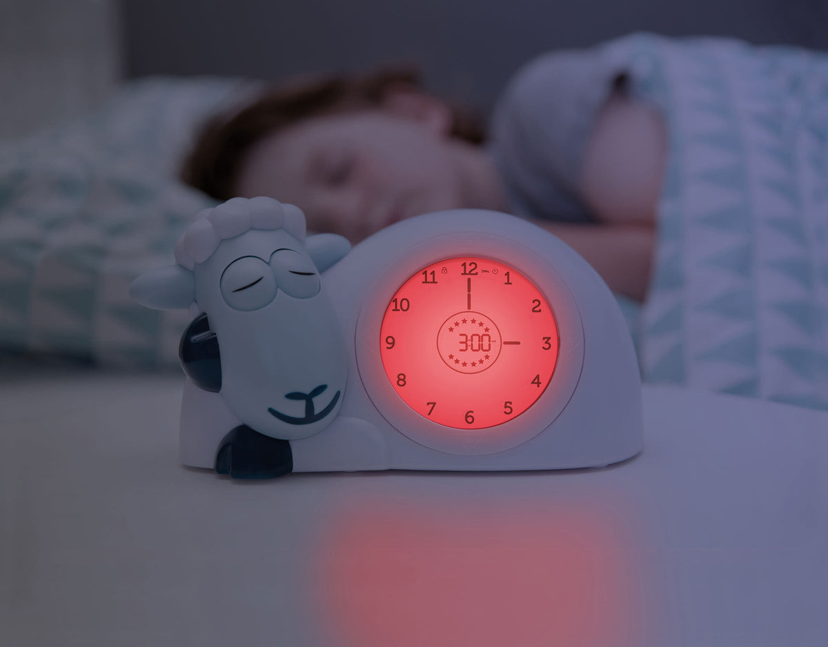 ZAZU Sleep Trainer Clock - Sam The Sheep (Grey) by ZAZU sleep trainer clock