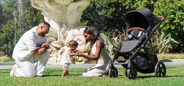 UPPAbaby Vista V3 Pram with Bassinet - Nori (Charcoal / Saddle Leather) - UPPAbaby Australia
