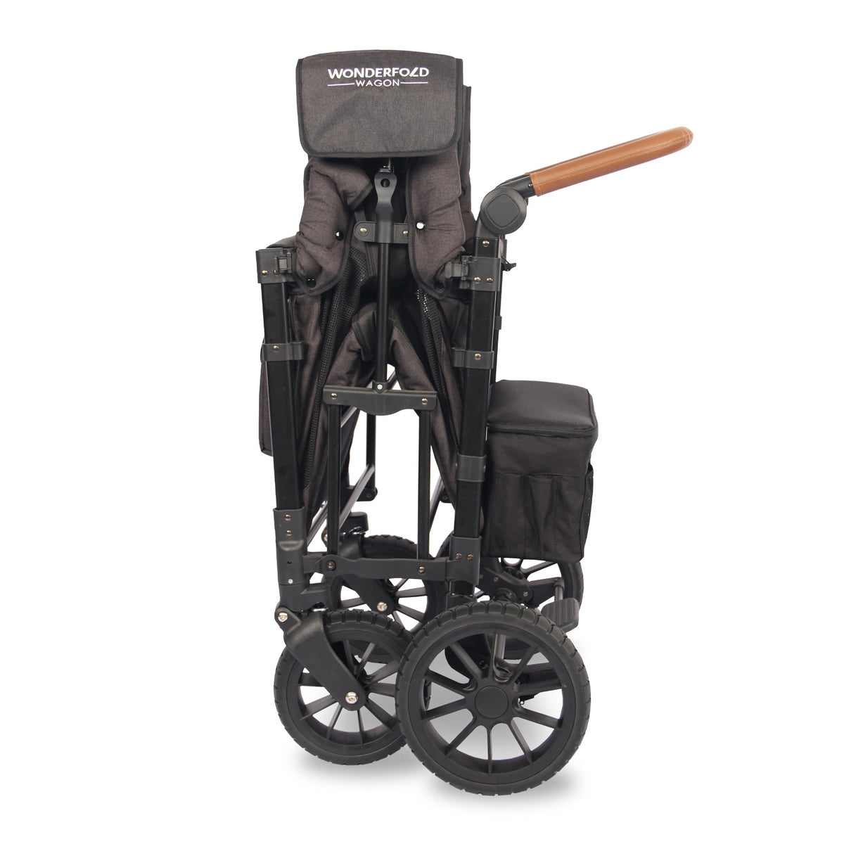 WonderFold W2 Luxe Stroller Wagon - Volcanic Black - WonderFold Wagons Australia