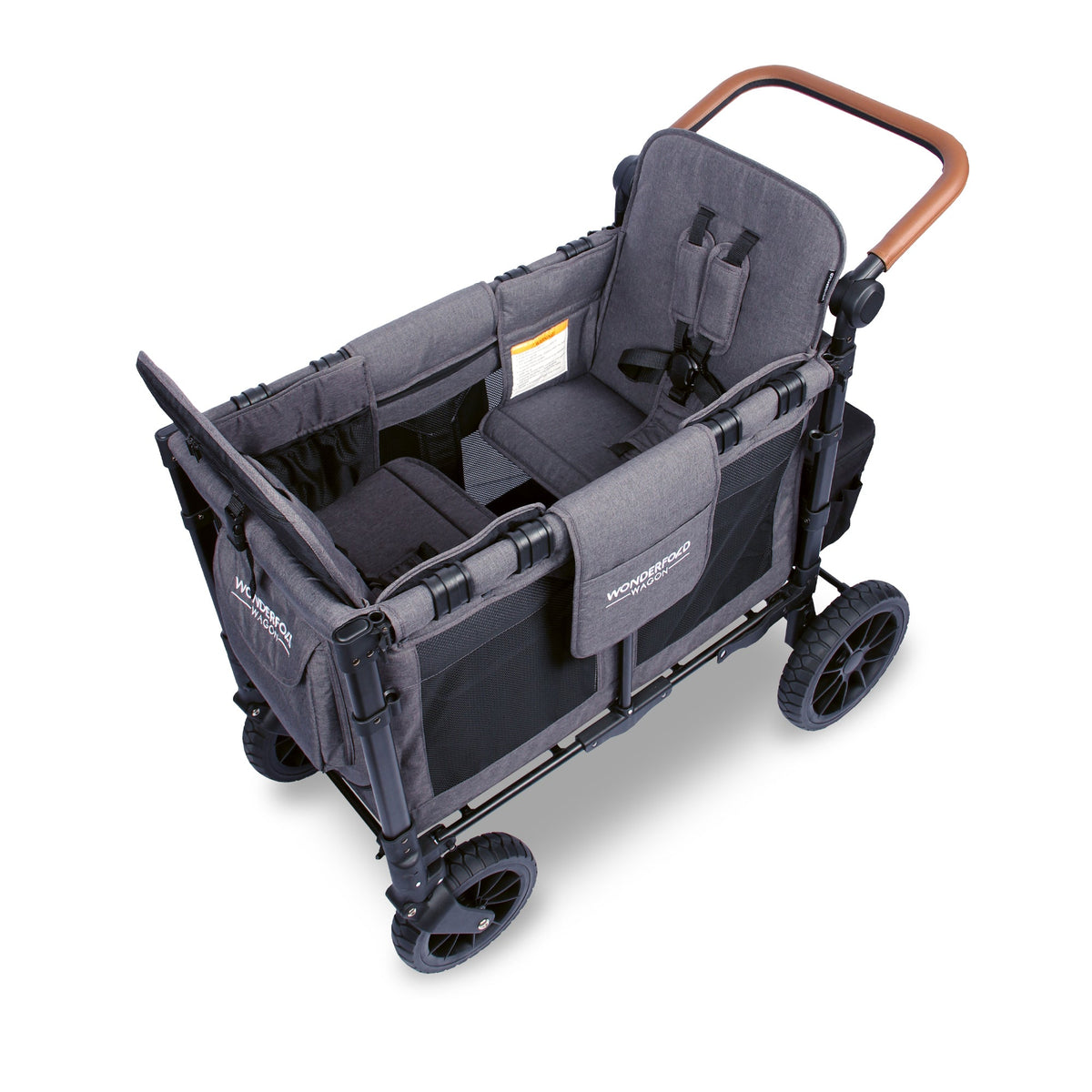 WonderFold W2 Luxe Stroller Wagon - Charcoal Grey - WonderFold Wagons Australia