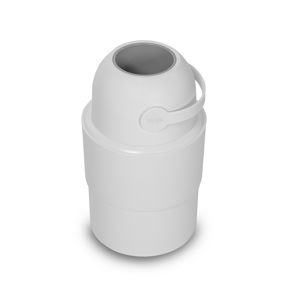 Heka M - Telescopic Nappy Bin - White