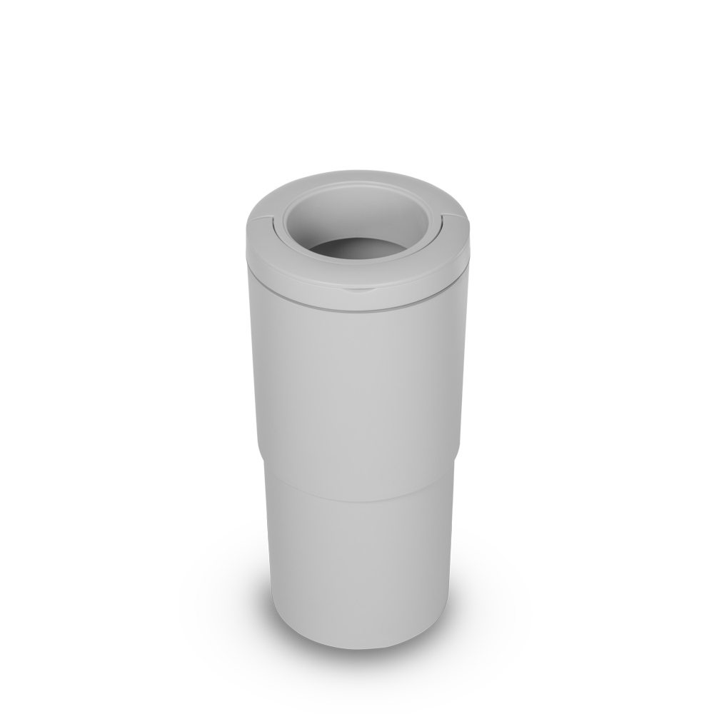 Thoth L - Telescopic Nappy Bin - White