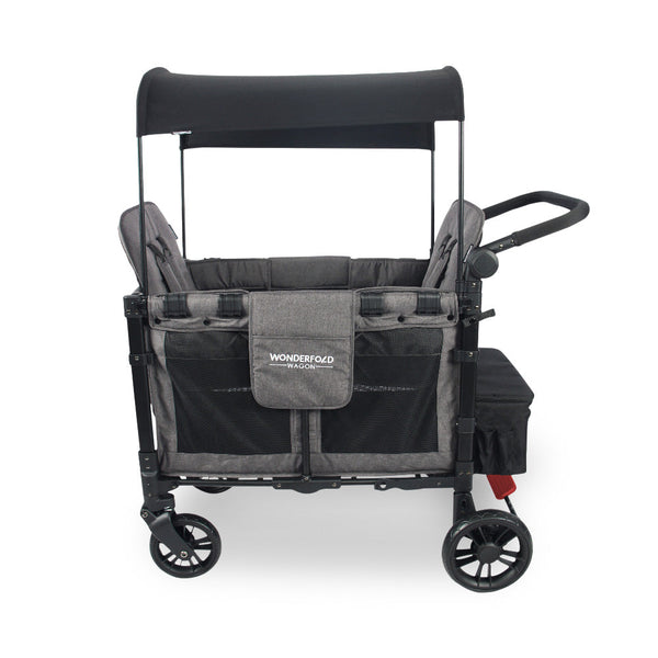 WonderFold W2 Elite Stroller Wagon - Charcoal Grey - WonderFold Wagons Australia