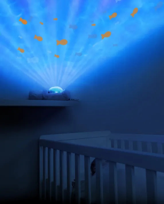 ZAZU Bedtime Projector - Otto The Otter With Ocean Projections by ZAZU ocean projector