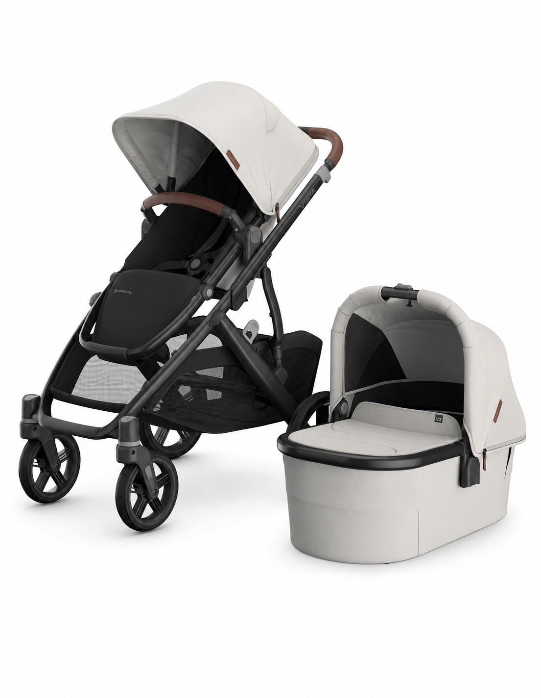Ex Display - UPPAbaby Vista V3 Pram With Bassinet - Savannah