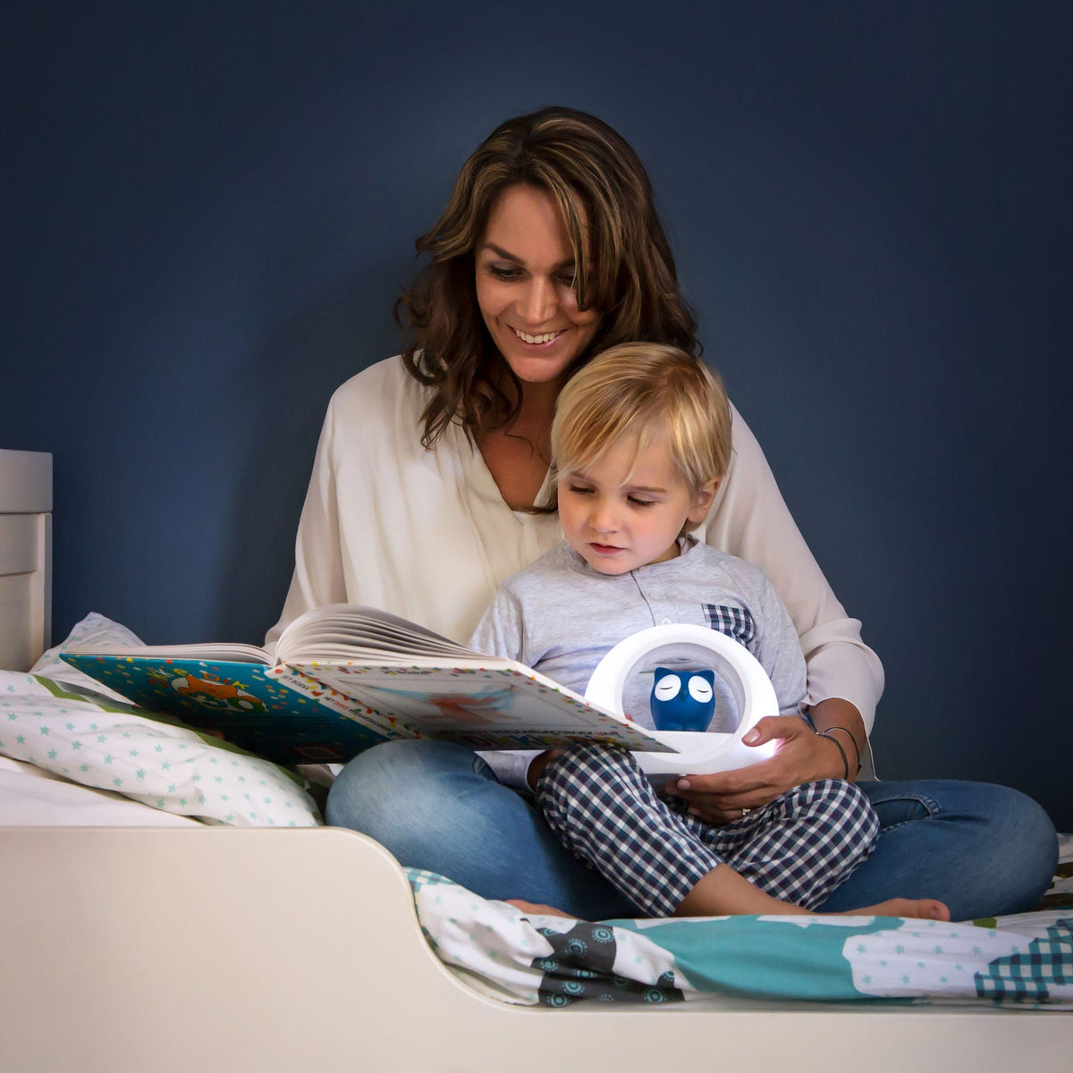 ZAZU Nightlight - Lou The Owl (Blue) by ZAZU owl nightlight